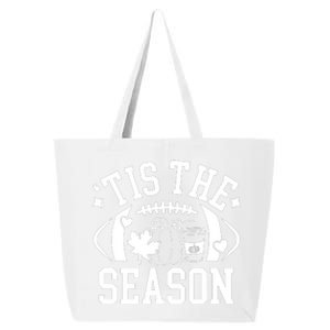 Tis The Season Football Fall Pumpkin Latte 25L Jumbo Tote