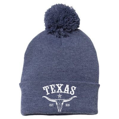 Texas , Texas State , Texas Gift, Pom Pom 12in Knit Beanie