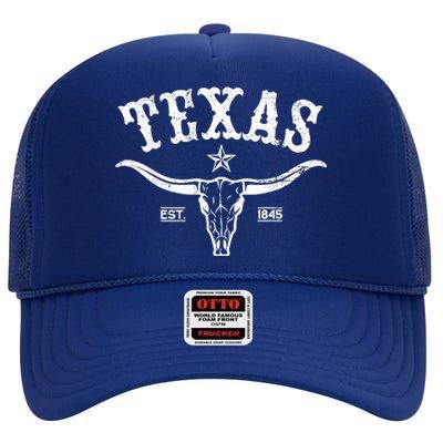 Texas , Texas State , Texas Gift, High Crown Mesh Back Trucker Hat