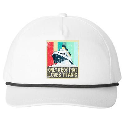 Titanic Titanic Sinking Ship Wreck Toy Snapback Five-Panel Rope Hat