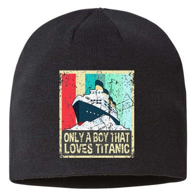 Titanic Titanic Sinking Ship Wreck Toy Sustainable Beanie