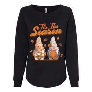 Tis The Season Gnomes Autumn Fall Retro Family Matching Gift Womens California Wash Sweatshirt