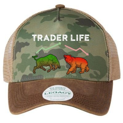 Trader T Stock T Day Trading Market Forex Legacy Tie Dye Trucker Hat