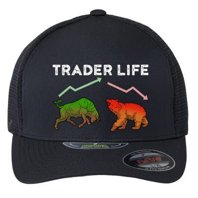 Trader T Stock T Day Trading Market Forex Flexfit Unipanel Trucker Cap