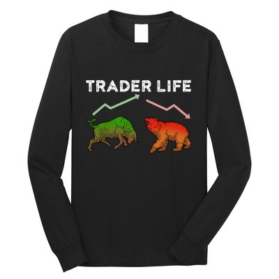 Trader T Stock T Day Trading Market Forex Long Sleeve Shirt