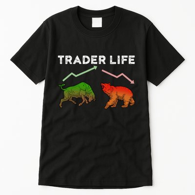 Trader T Stock T Day Trading Market Forex Tall T-Shirt