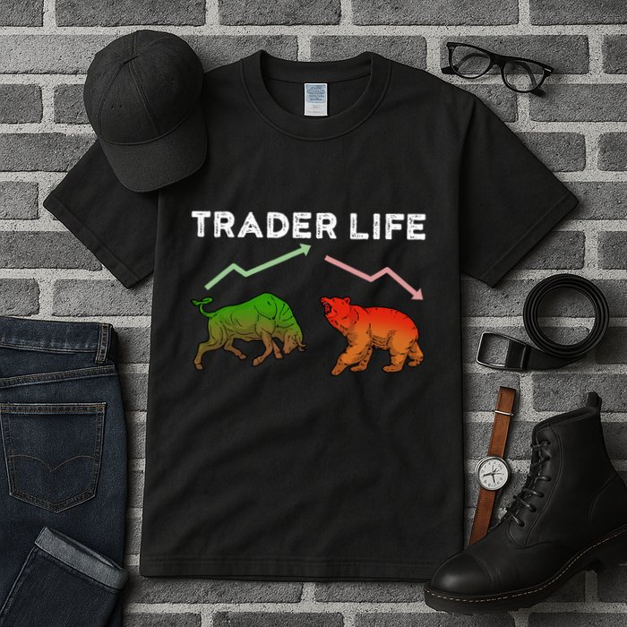 Trader T Stock T Day Trading Market Forex Tall T-Shirt