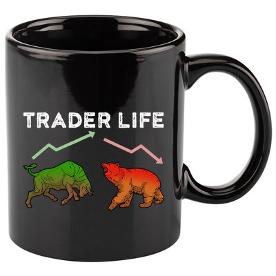 Trader T Stock T Day Trading Market Forex 11oz C Handle Ceramic Mug