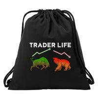 Trader T Stock T Day Trading Market Forex Drawstring Bag