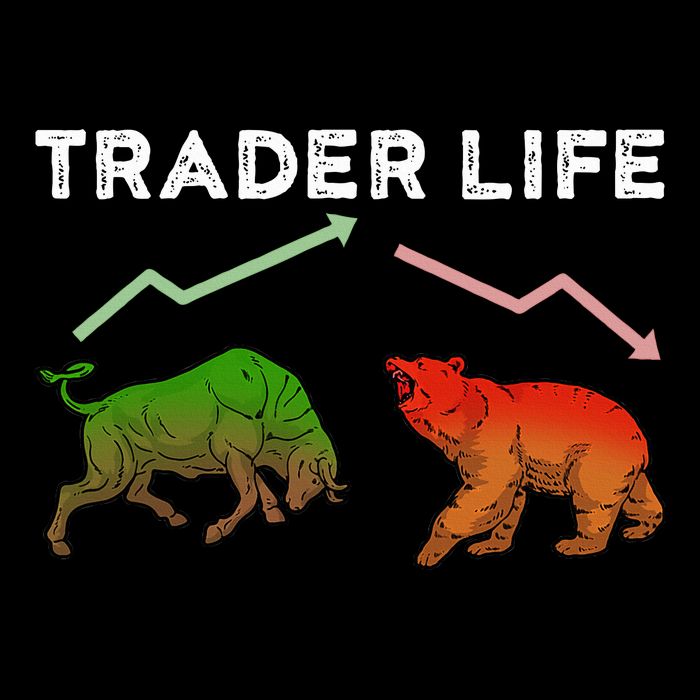 Trader T Stock T Day Trading Market Forex Drawstring Bag
