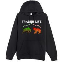 Trader T Stock T Day Trading Market Forex Premium Pullover Hoodie