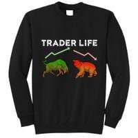 Trader T Stock T Day Trading Market Forex Tall Sweatshirt