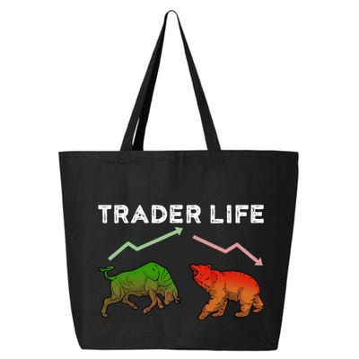 Trader T Stock T Day Trading Market Forex 25L Jumbo Tote