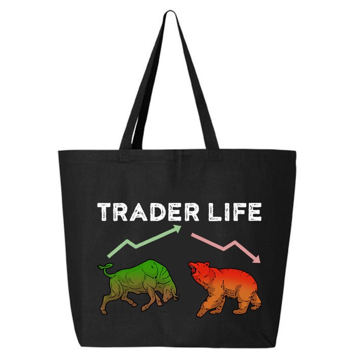 Trader T Stock T Day Trading Market Forex 25L Jumbo Tote