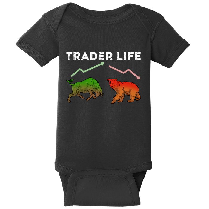 Trader T Stock T Day Trading Market Forex Baby Bodysuit