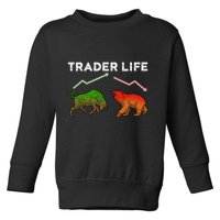 Trader T Stock T Day Trading Market Forex Toddler Sweatshirt
