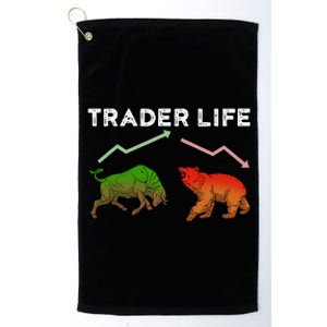 Trader T Stock T Day Trading Market Forex Platinum Collection Golf Towel