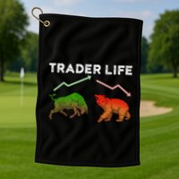 Trader T Stock T Day Trading Market Forex Golf Towel