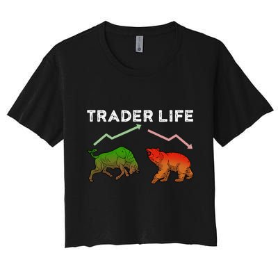 Trader T Stock T Day Trading Market Forex Crop Top