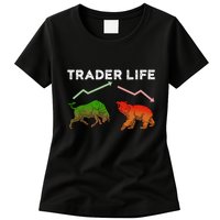 Trader T Stock T Day Trading Market Forex Womens T-Shirt