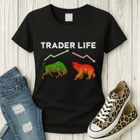 Trader T Stock T Day Trading Market Forex Womens T-Shirt