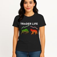 Trader T Stock T Day Trading Market Forex Womens T-Shirt