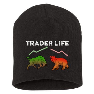 Trader T Stock T Day Trading Market Forex Short Acrylic Beanie