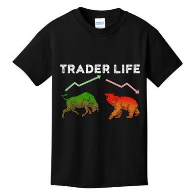 Trader T Stock T Day Trading Market Forex Kids T-Shirt