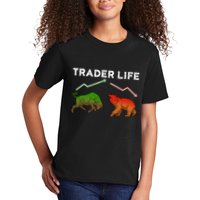 Trader T Stock T Day Trading Market Forex Kids T-Shirt