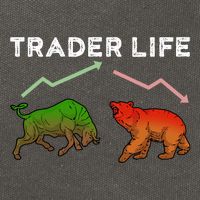 Trader T Stock T Day Trading Market Forex Cotton Canvas Backpack