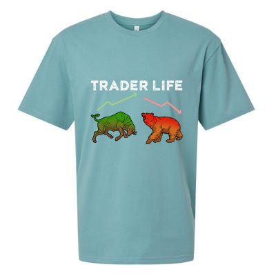 Trader T Stock T Day Trading Market Forex Sueded Cloud Jersey T-Shirt