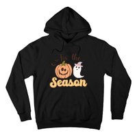 Tis The Season Pumpkin Ghost Funny Halloween Gift Hoodie