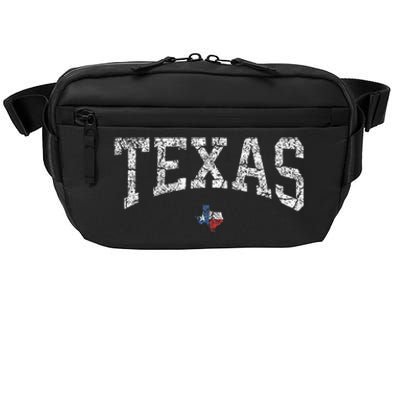 Texas Texas State Map Flag Distressed Crossbody Pack