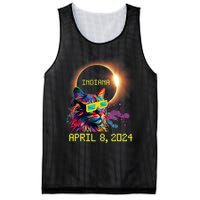 Totality Total Solar Eclipse Cat April 8 2024 Indiana Mesh Reversible Basketball Jersey Tank