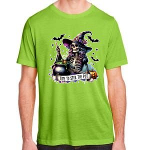 Time To Stir The Pot Witch Halloween Adult ChromaSoft Performance T-Shirt