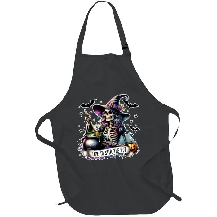 Time To Stir The Pot Witch Halloween Apron