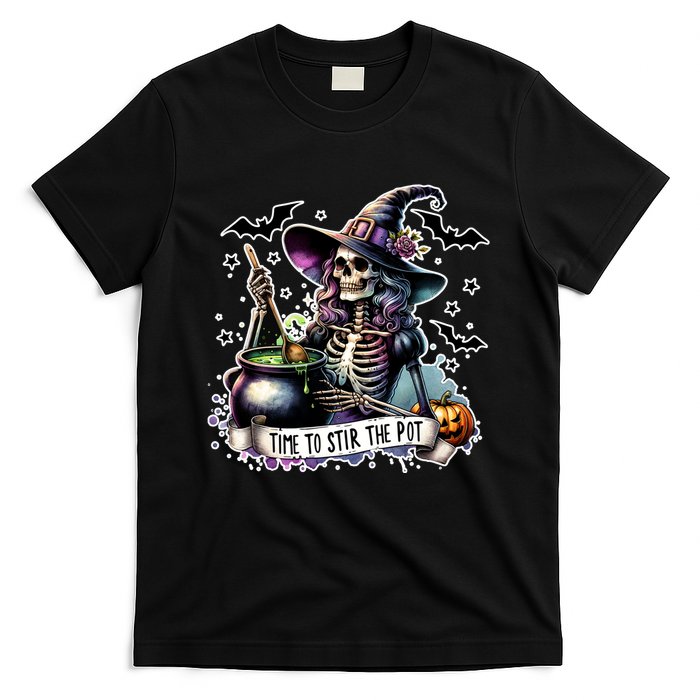 Time To Stir The Pot Witch Halloween T-Shirt