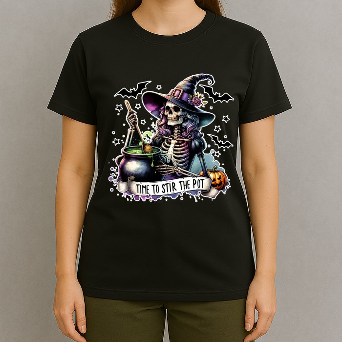Time To Stir The Pot Witch Halloween T-Shirt