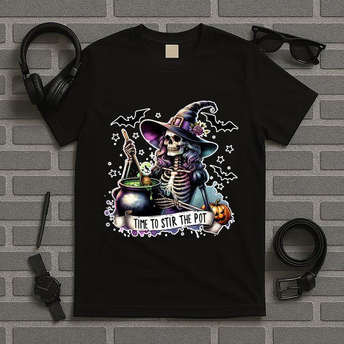Time To Stir The Pot Witch Halloween T-Shirt