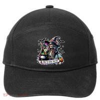 Time To Stir The Pot Witch Halloween 7-Panel Snapback Hat