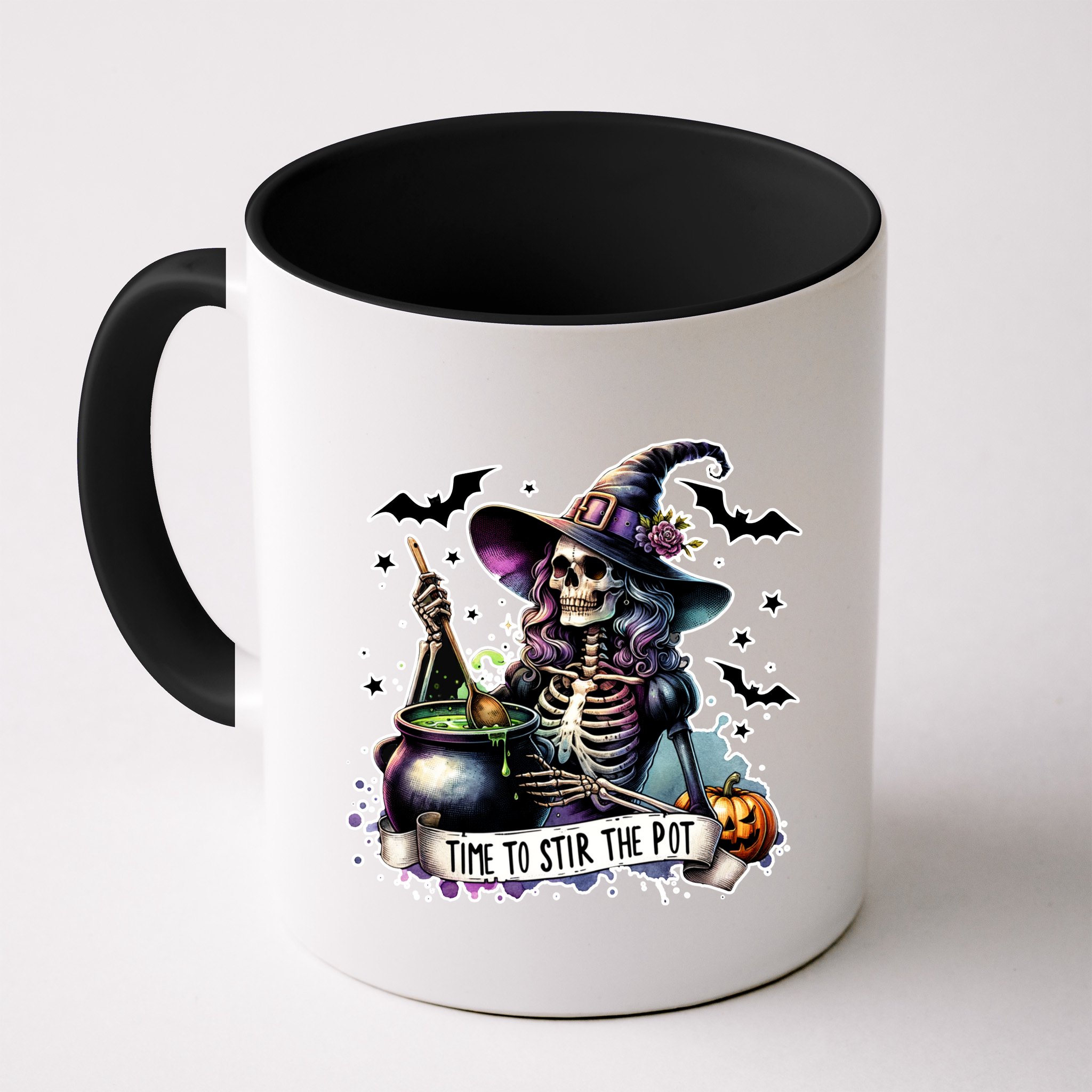 Time To Stir The Pot Witch Halloween Mug