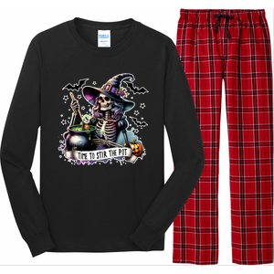 Time To Stir The Pot Witch Halloween Long Sleeve Pajama Set