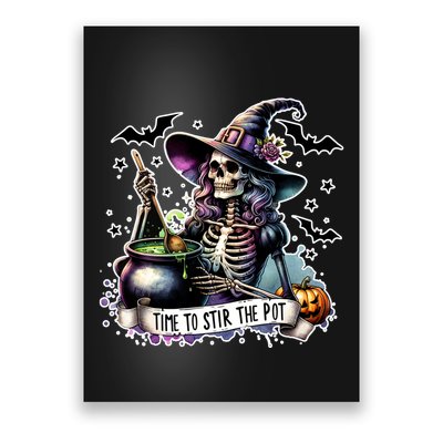 Time To Stir The Pot Witch Halloween Poster