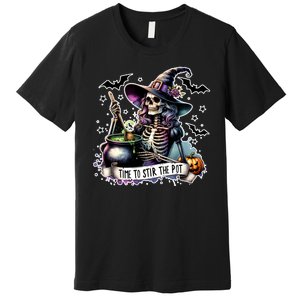 Time To Stir The Pot Witch Halloween Premium T-Shirt