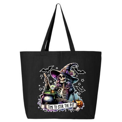 Time To Stir The Pot Witch Halloween 25L Jumbo Tote