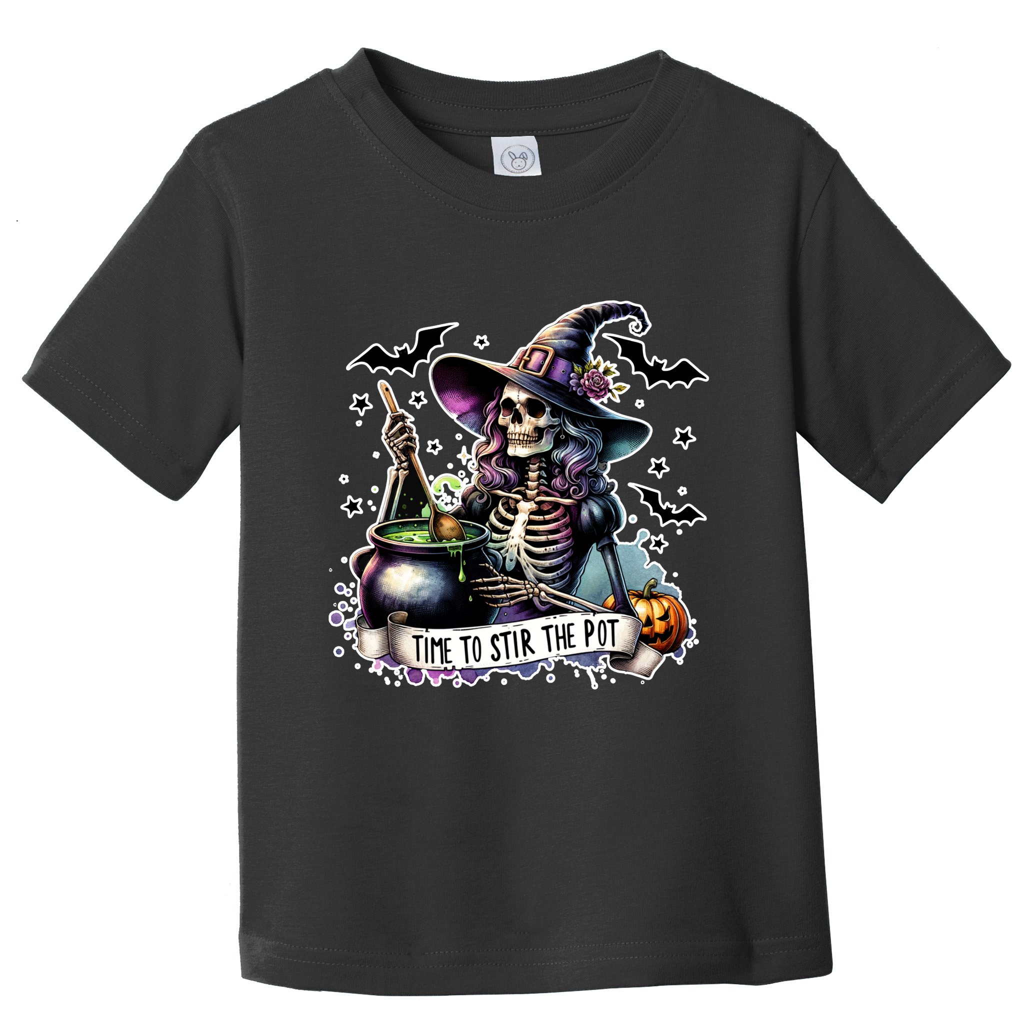 Time To Stir The Pot Witch Halloween Toddler T-Shirt