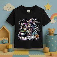 Time To Stir The Pot Witch Halloween Toddler T-Shirt