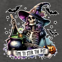 Time To Stir The Pot Witch Halloween Vector Backpack