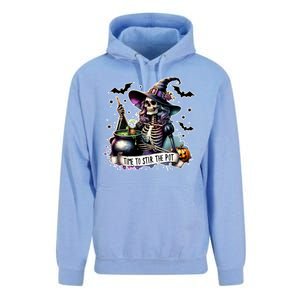 Time To Stir The Pot Witch Halloween Unisex Surf Hoodie