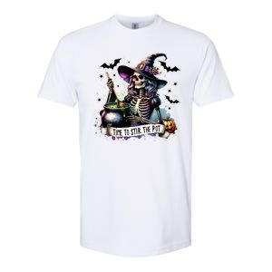 Time To Stir The Pot Witch Halloween Softstyle CVC T-Shirt